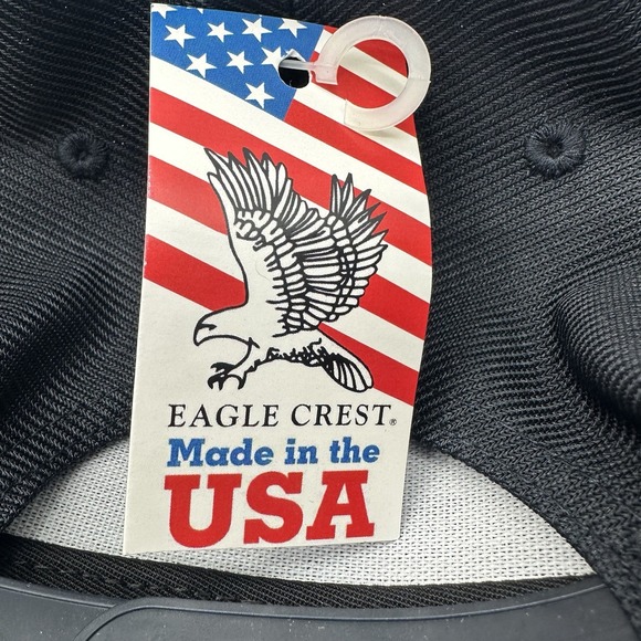 USS WISCONSIN BB-64 SHIP MILITARY HAT OFFICIAL BALL CAP U.S.A‎ MADE EAGLE CREST - Picture 8 of 10